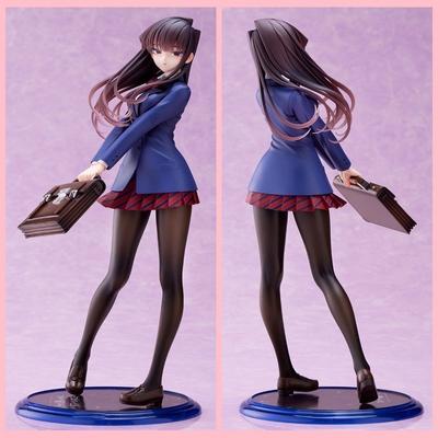 Komi Can'T Communicate Shouko Komi Figure Anime Beautiful Girl Uniform Two-Dimensional Model Room Desktop Ornament Toy Gift