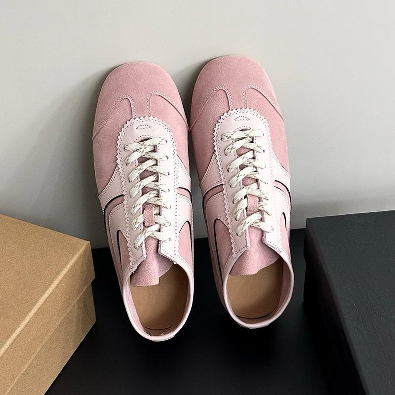 

Германия кроссовки из натуральной кожи 2025 новая женская обувь мужская обувь удобные повседневные туфли на платформе из оленьей кожи шнуровка плоская подошва дизайнер 45