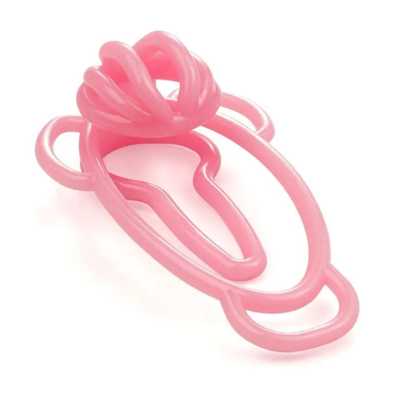 Men's Chastity Lock Sissy Clip Penis Training DevicePanty Chastity Lock Male Mimic Female Pussy Training Clip Bondage Cock Cage