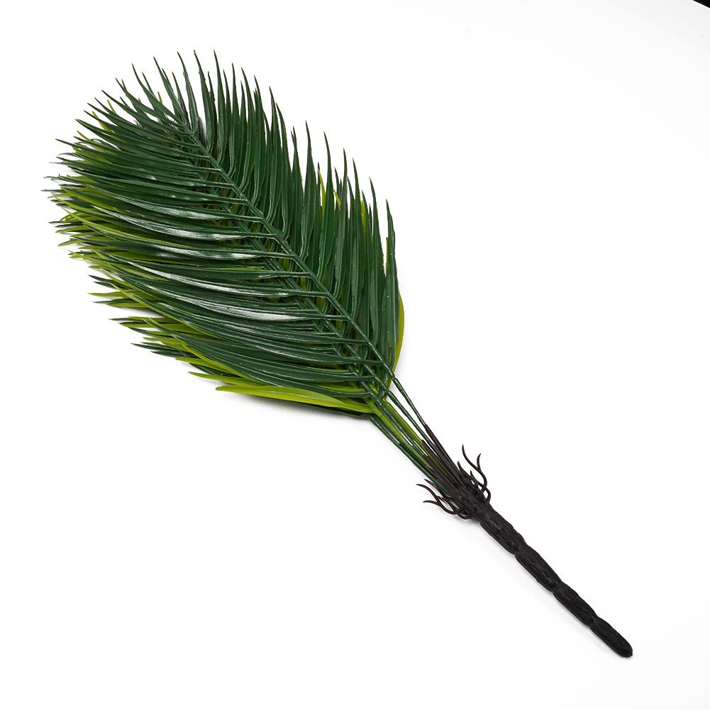 Artificial Palm Tree Tropical Plants Branches Artificial Decor Flowers