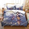 Game Kawaii Girls Onmyoji 3D Bedding Set Duvet Cover Pillowcases Single Twin Full Queen King Size Home Decor Quilt Boys Gift