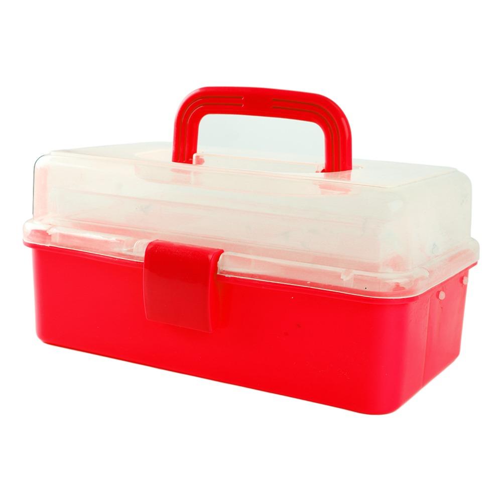 Three Layer Three Layer Storage Box Plastic Multipurpose Organizer  For Sewing Supplies