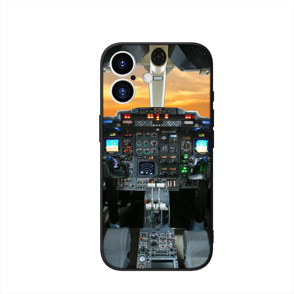Aircraft Travel Cover Phone Case for Samsung Galaxy A55 A54 A25 A36 A17 A26 A35 A33 A34 A14 A37 S8 S9 S20 S21 FE S10 Plus