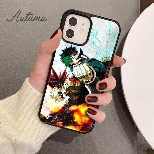 My Hero Academia Cartoon Anime Japan Phone Case for iPhone 11 12 13 14 Pro Max Mini XR XS SE 2020 7 8 Plus Samsung S21 S22 Cover
