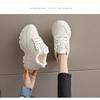Fleece Lined Women Winter Thick Soled Height Increasing Casual Sports Dad Sneakers