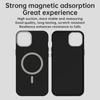 For iPhone 15 Plus/14 Plus Case Compatible with MagSafe TPU+PET Phone Cover with Rhinestone Decor Lens Frame