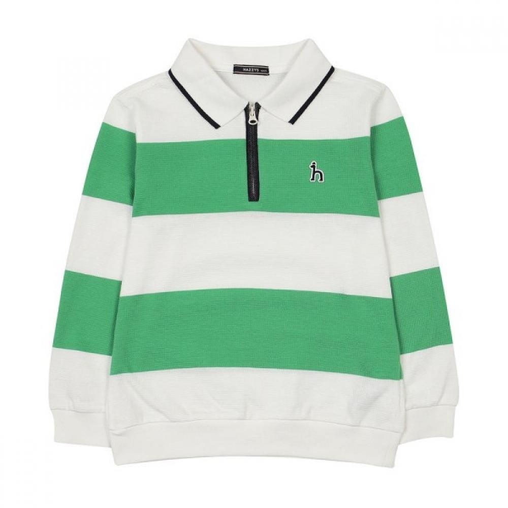 

Детская толстовка Hedges Kids с полосатым воротником Pq, зеленая Hus12tm11m Gn 130