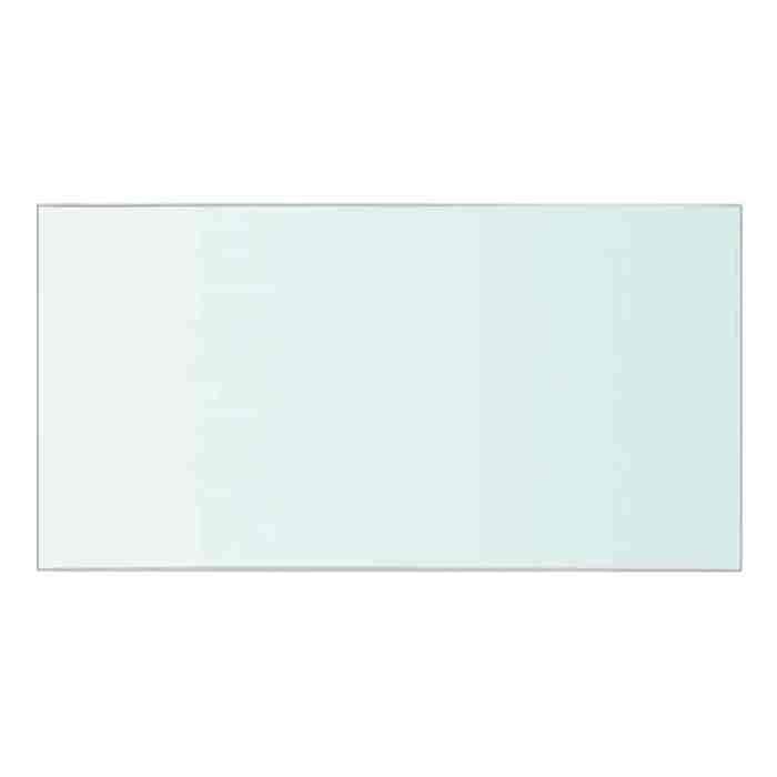 VidaXL Panneaux d'étagère 2 pcs Verre Transparent 30 x 12 cm