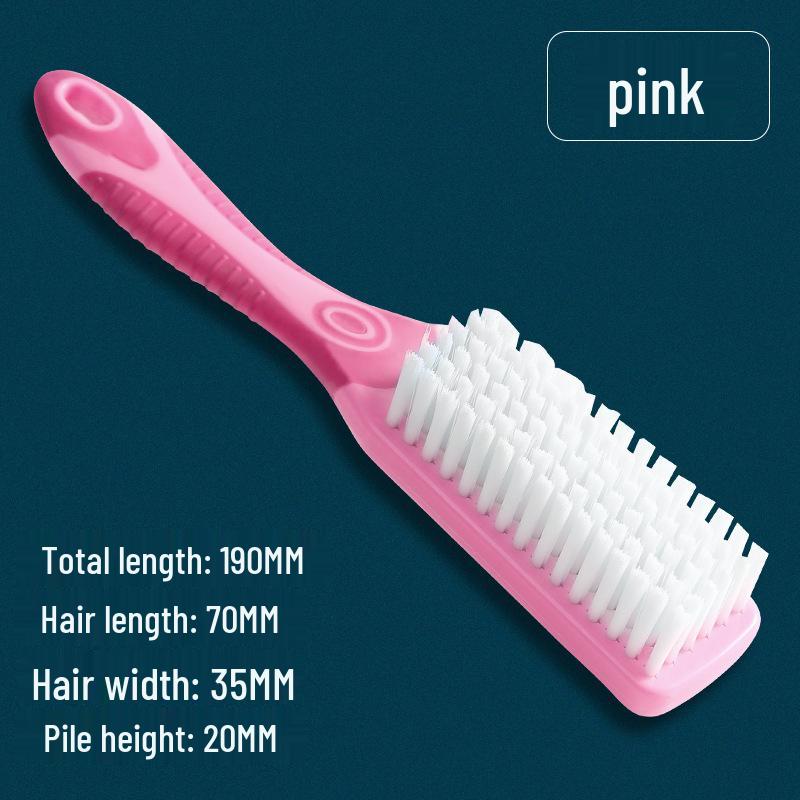 Shoe-Friendly Nano Soft Bristle Brush with Durable Extended Handle for Laundry and Dormitory Cleaning