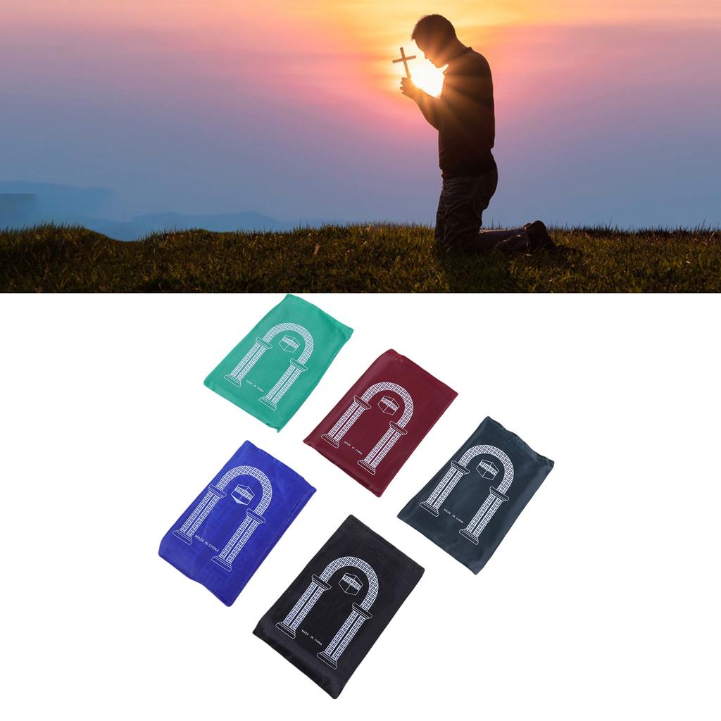 5Pcs Portable Travel Pray Mat Water Proof Nylon Praying Rug with Storage Bag 5 Color