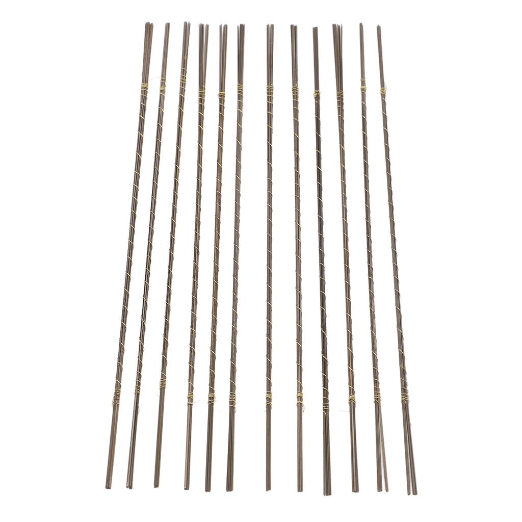 144 Pack 6/0 Jewelers Saw Blades High Hardness Scroll Saw Blades Assortment for Wood Metal Cutting