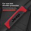 AIB3   For Jeep Seat Belt Cover Car Styling Cotton Safety Shoulder Protector Auto Accessories Cherokee Patriot Liberty Wrangler JK JL