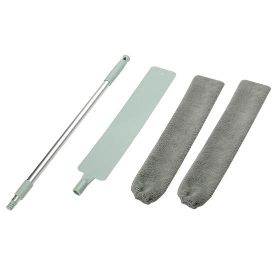 Retractable Gap Dust Cleaner Reusable Dust Cleaning Tool with Bendable Microfiber Duster Telescopic Dusting Wand for Hard-to-Reach Areas Ceilings