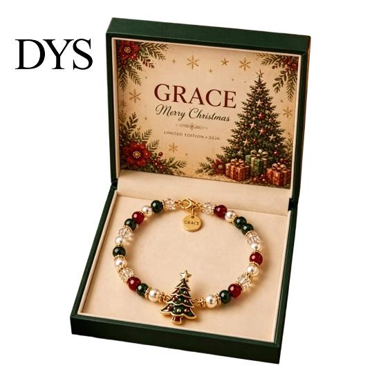 Fine Workmanship Bracelet Christmas Bracelets for Women, Santa Claus Elk Snowman Tree Beaded Bracelet, Holiday Jewelry Gifts Stocking Stuffers, Party