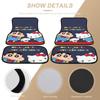 Crayon and Hello Kitty Floor Easy Custom Protective Car for Light and Standard Set of 4 Shin-chan, Shiro, Mats, Waterproof, Washable, Anti-Slip,