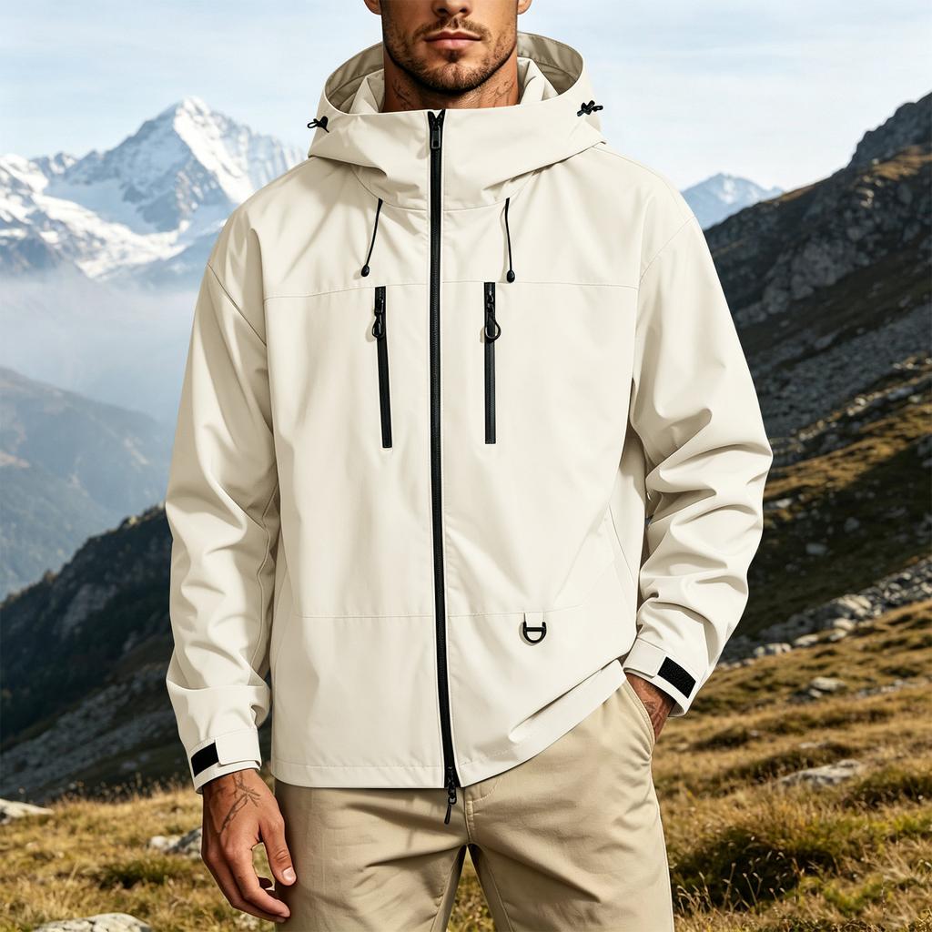 Men's Lightweight Hiking Jacket Outdoor Utility for Spring Fall