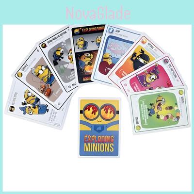 Jeu de Cartes Minions Explosifs Avec Divertissement Interactif Pour la Famille et les Amis