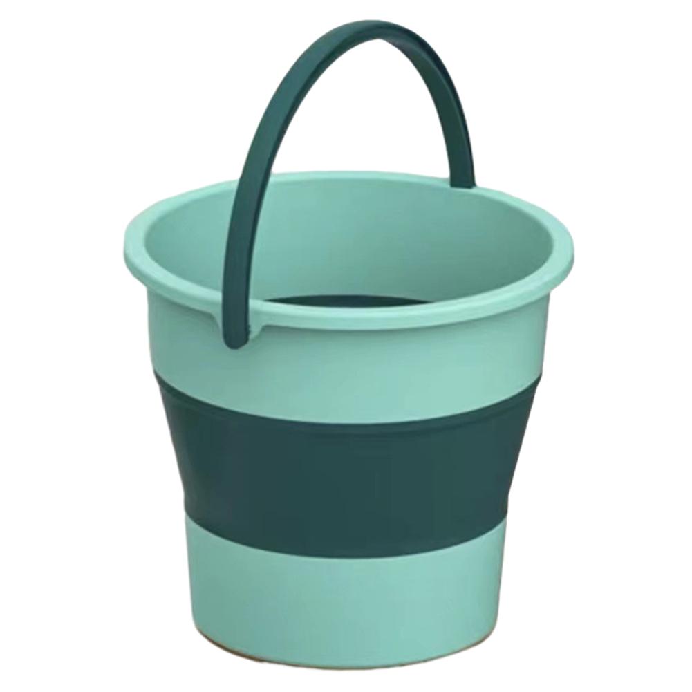 16.8L Pail Buckets Space Saving Water Bucket Folding Handy Bucket Multifunction for Bathroom Kitchen Camping