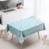 Cartoon Floral Tablecloth Home Decor Anti-Stain Waterproof Table Decoration Rectangular Kitchen Fireplace Countertop