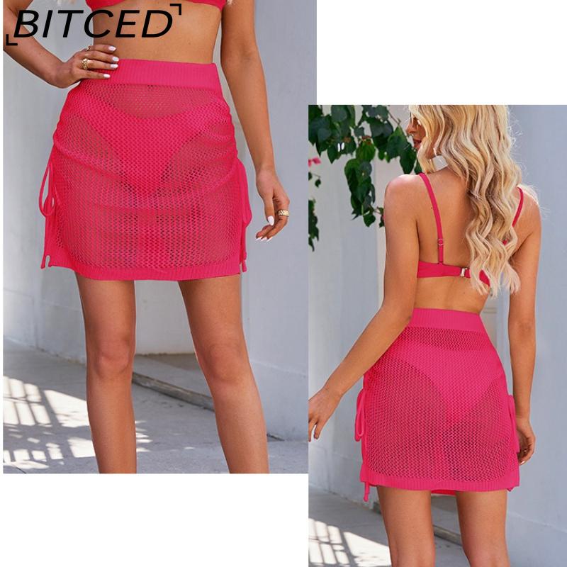 BITCED Sexy Bodycon Skirt - Lace-Up Hemline with Slit Women's Summer Skirt