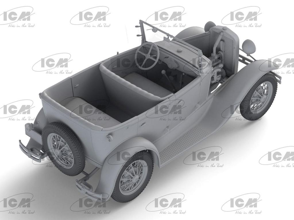 ICM Ford Modelo A Gângster Modelo de Plástico 24052 1/24 (Carro)