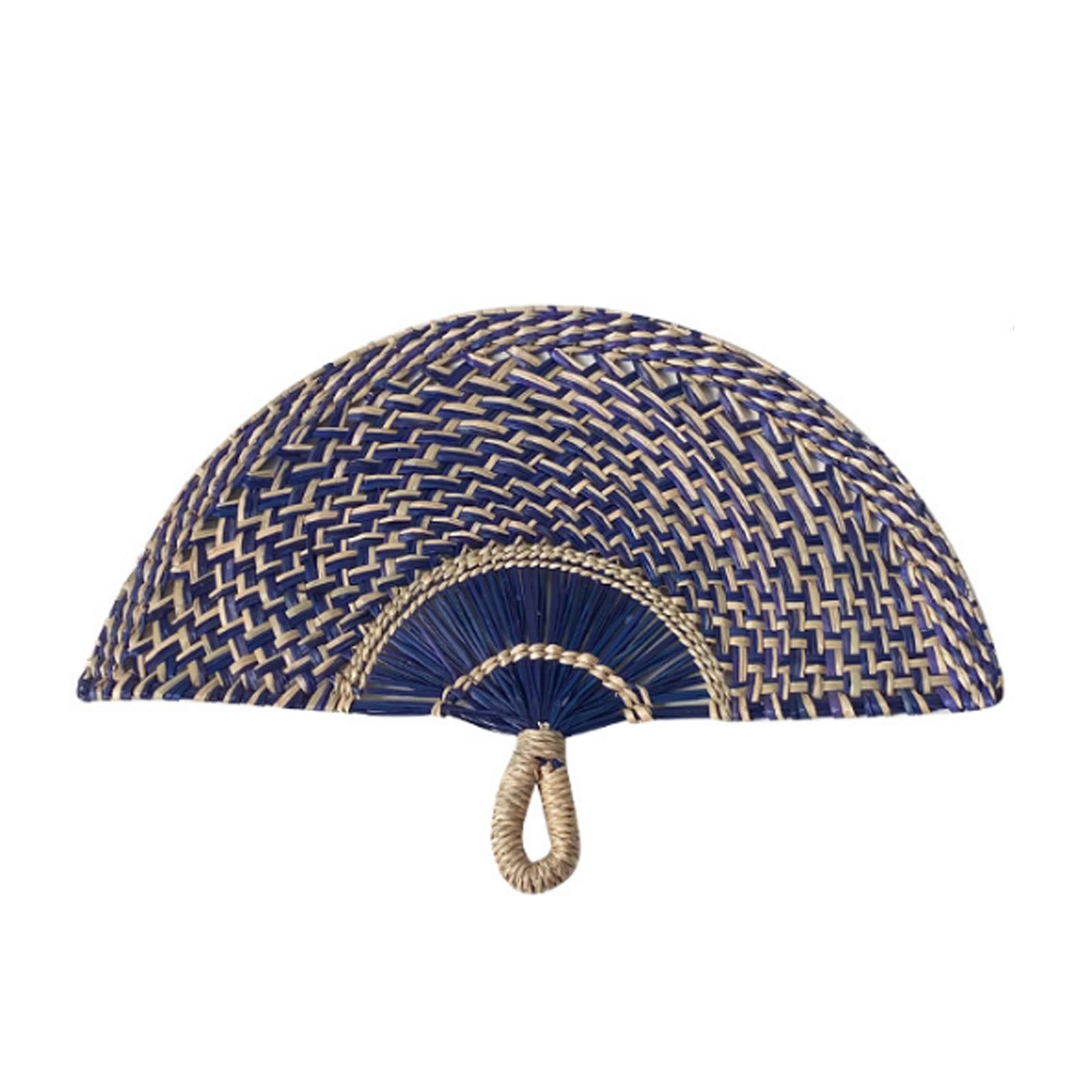 

Плетеный вручную веер из натуральной соломы, декоративный, настенный, фотореквизит, подвесной, в деревенском стиле, соломенный веер, настенные украшения 3