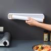Magnetic Cling Film And Aluminum Foil Dispenser Plastic Food Wrap Cutter Refillable Baking Paper Cutter Kitchen Tool