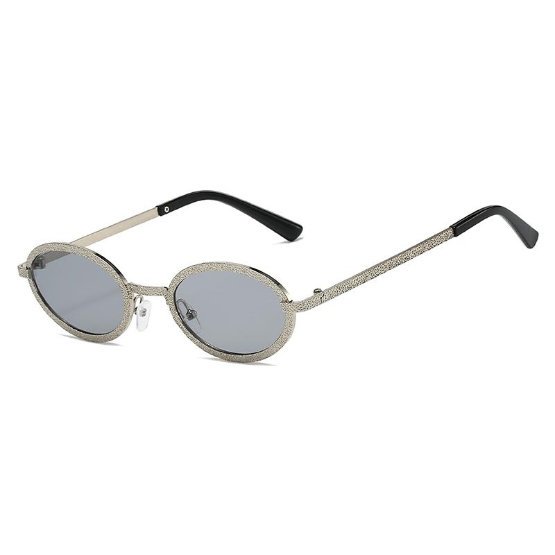 Fashion Luxury Oval Sunglasses Women Men Vintage Brand Sun Glasses Metal Frame Outdoor Travel Shades Lady Eyewear UV400