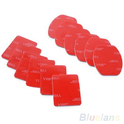 Accessori Curvi Cuscinetti Altri Accessori per Fotocamera 12pz Elettronica di Consumo Casco Piatto Supporto Adesivo 3M per GoPro Hero 4 3+ 3 2
