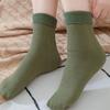 Lockere Luna Dick gerippte Alltags-Kniestrümpfe, Fleece-gefütterte Schlafsocken