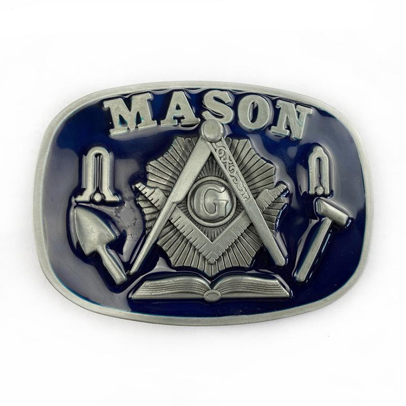 American Western Cowboy Retro Men's Oval Belt Buckle: Smooth Fashion Trend