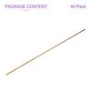 DMiotech X Brass Rods for DIY Brass Welding Lathe Drift Punch Model Cars 40-Pack 10-inch 3/32-inch Crafts, Rods, Rods, Shafts, Airplanes, Boats,