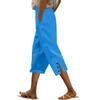 Women's Fashion Casual Pants Color Straight Pants Elastic Waist Pants With Pockets