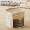 Round Hat Box Hat Storage Box Organizer Dustproof Foldable Portable Protective Transparent Carrier For Suitcase Closet Traveling