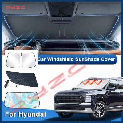 Kryt na čelní sklo auta, sluneční clony, stínítka, sluneční clona na přední okno auta pro Hyundai Palisade Kona Santa Cruz Ioniq 5 Příslušenství