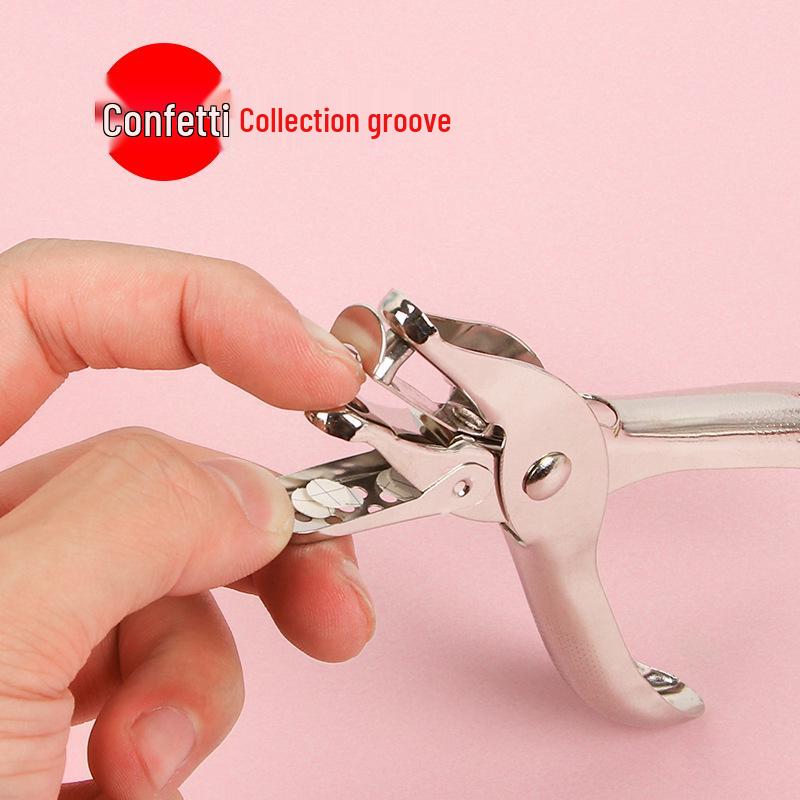 Metal Handheld Single Hole Punch for A4 Paper - Student Stationery