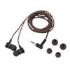 Wired IEM Earphone 3.5mm Gold Plated Plug OFC Wire HiFi Sound Quality Wired Earbuds for Phone Tablet Laptop PC Amplifier