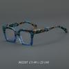 Black Oversized Square Acetate Reading Glasses for Women Men Fashion Big Frame Presbyopia Eyewear Anti Blue Light
