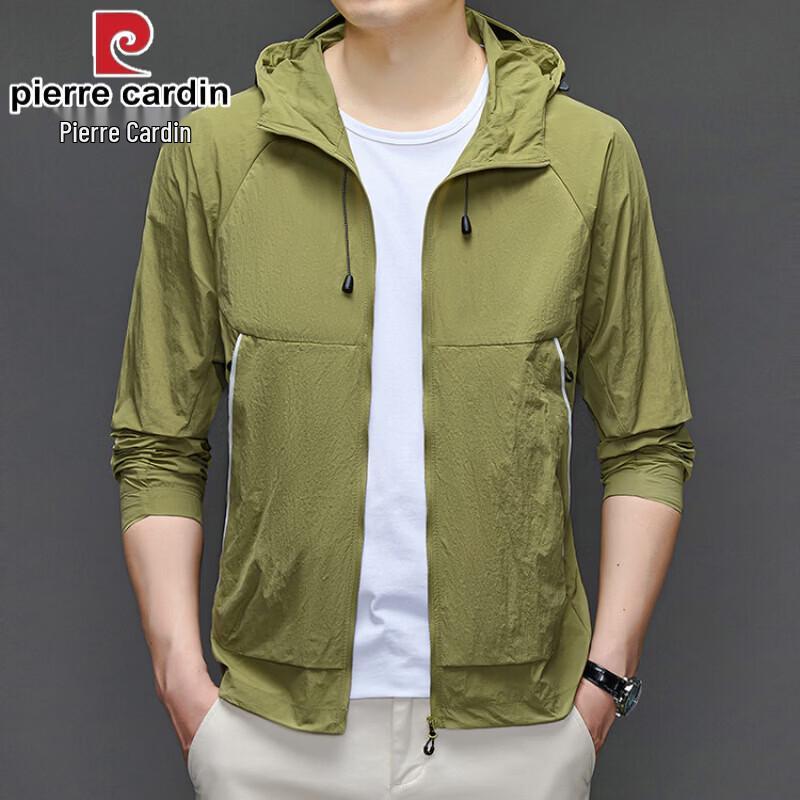 

Pierre Cardin Men s Ice Silk Hooded Sun Protection Jacket M