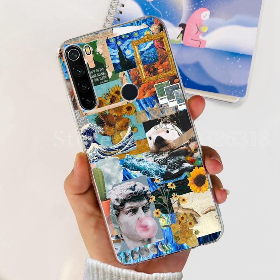For Xiaomi Redmi Note 8 Case Redmi Note 8T Clear Silicone Soft Slim Phone Case For Xiaomi Redmi Note 8 Pro Note8 Back Cover Capa