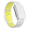 SportFlex Band For WHOOP 5.0 ECG-MG Wrist Band Casual Wristband with Full-Diamonds Bright Silver Metal U-Frame for WHOOP 5.0 One+Peak Silicone Strap