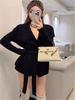 Women's European Chic Tie-Waist Cardigan Sweater - Stylish Autumn/Winter Fashion