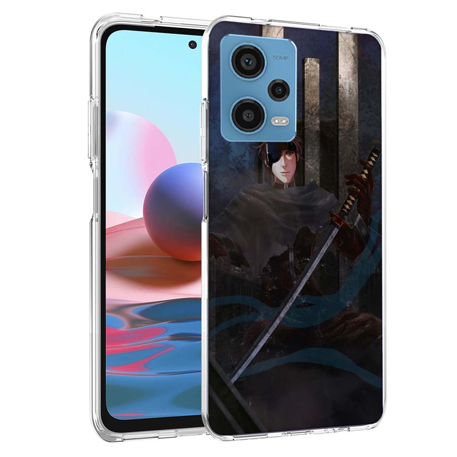 Bleach Aizen Sousuke Phone Case For Redmi Note 13 12 14 15 Pro Plus 13R 11 11T 11E 11S 10 Pro 10S 9 9S Cover Cell Clear TPU Capa