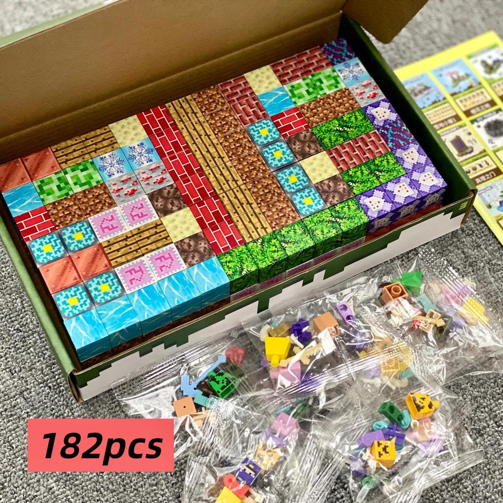 Magic Magnetic Forest Blocks - Magnetic Cube Building Set for Kids