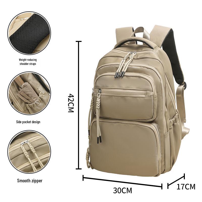 Damen 2024 Pendler-Computerrucksack mit großem Fassungsvermögen und mehreren Fächern für Studenten