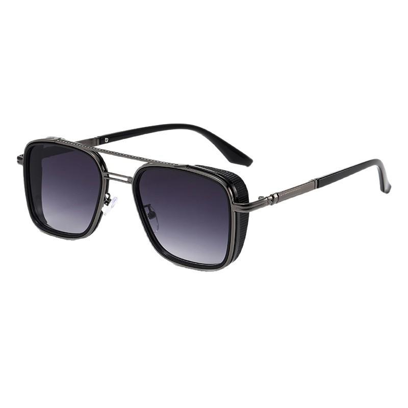 Fashionable Business-style Driving Sunglasses - Double-rail Frame, Uv-protective Sunglasses 8853