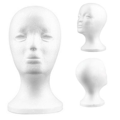 18.9/" PVC Mannequin Manikin Head Bust for Wig Hat Necklace Jewelry Display