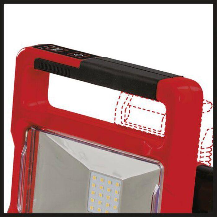 Einhell projecteur sans fil te-cl 18/2000 liac – solo pxc (18v, 2000 lumen) livré sans batterie ni chargeur