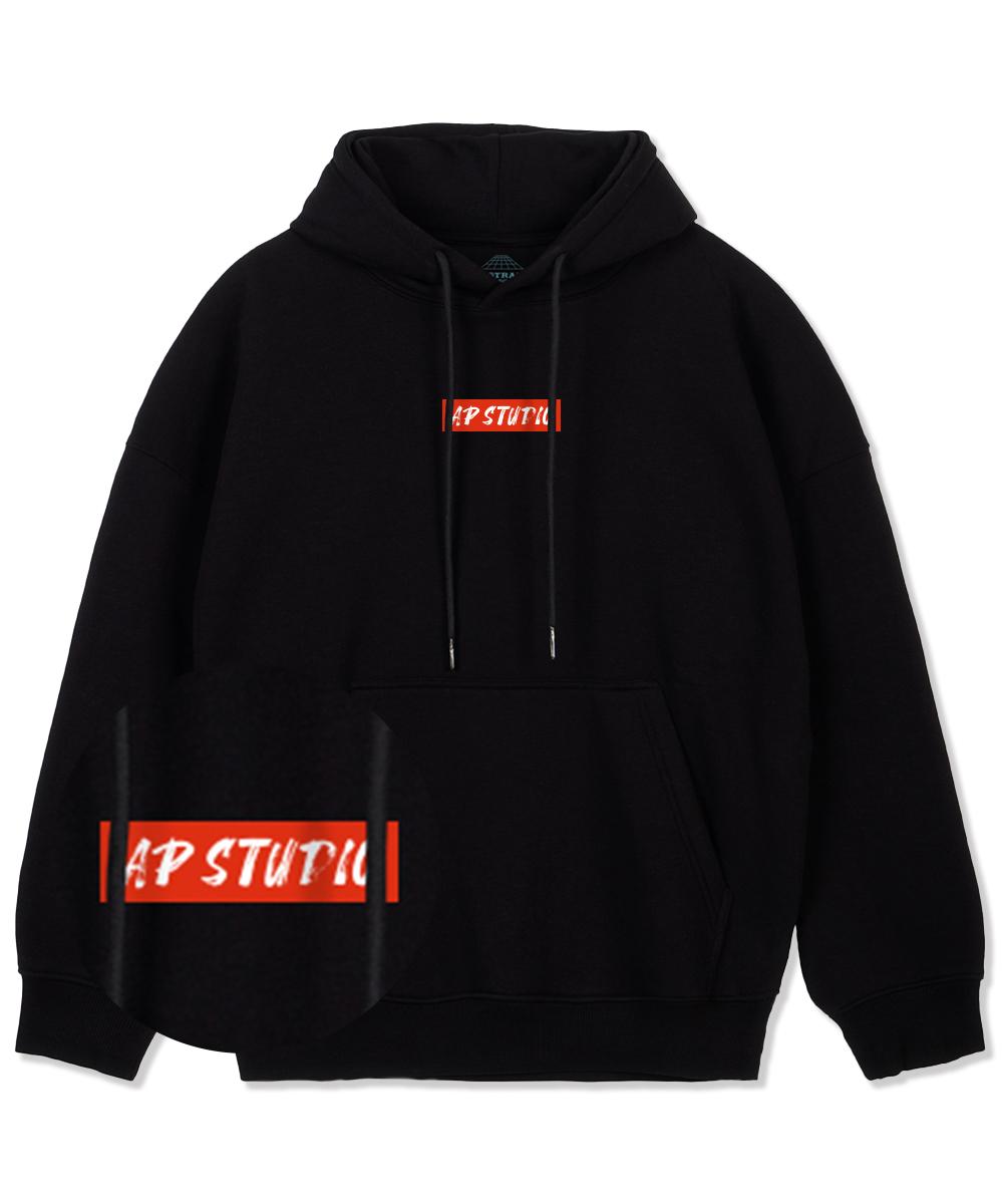 Astral Projection Ap Studio Oversized Wide Shoulder Hoodie_Black L