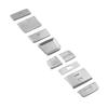 Add a Touch of Luxury to Your Car's Interior with Silver Gear Shift Box Panel Button Cover Trims for Accord 2018